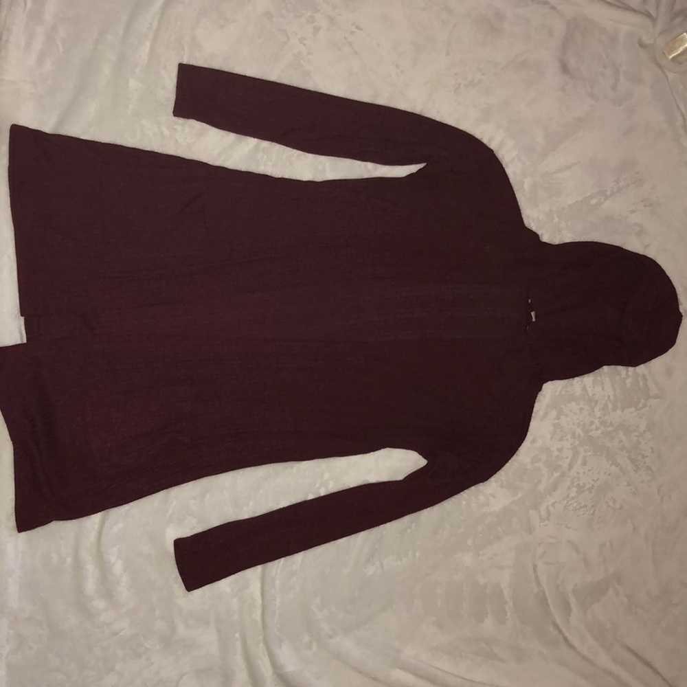 Hooded cardigan